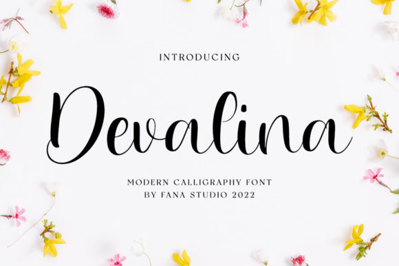 Devalina Font Poster 1