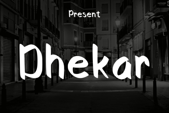 Dhekar Font Poster 1