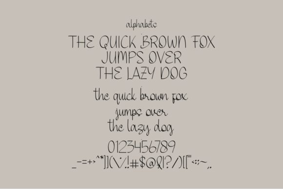 Dhisyella Font Poster 2