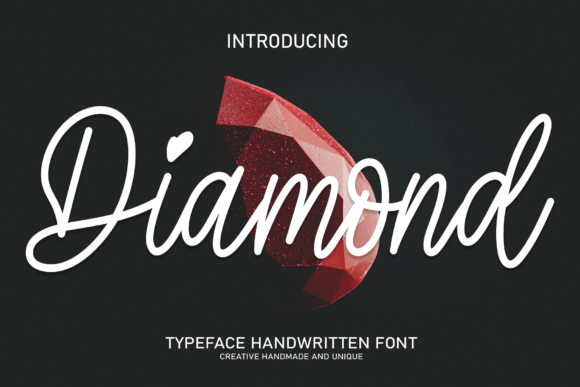 Diamond Font Poster 1