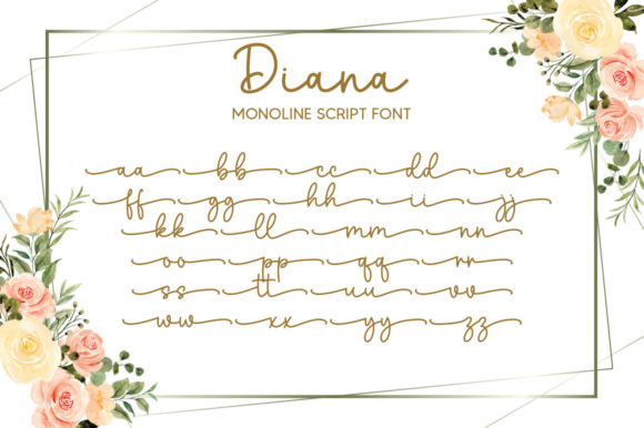 Diana Font Poster 6