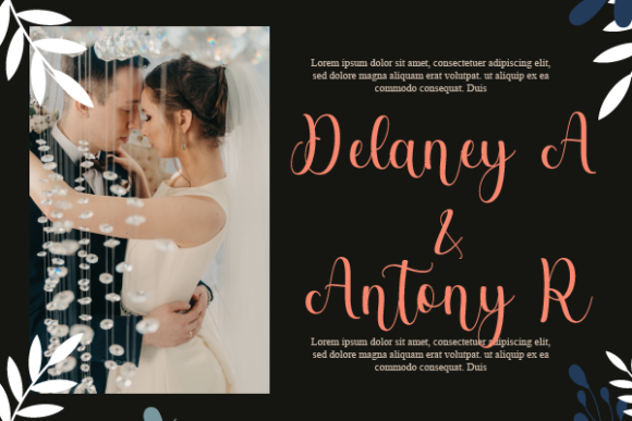 Diana Edmunds Font Poster 3