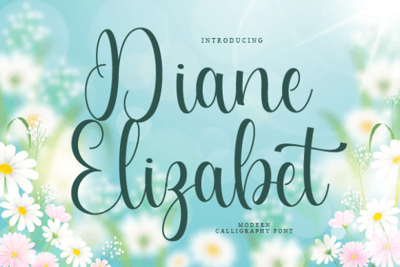 Diane Elizabet Font Poster 1