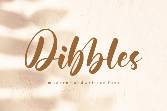 Dibbles Font Poster 1