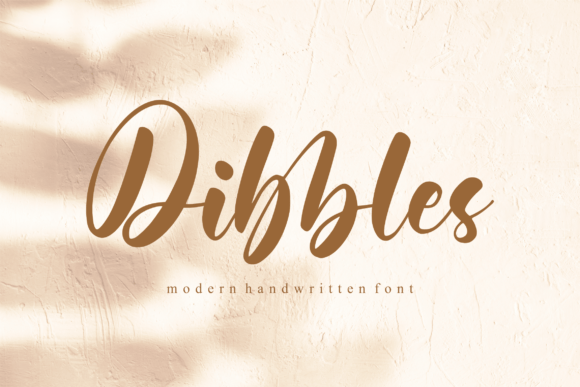 Dibbles Font Dibbles Font Poster 1