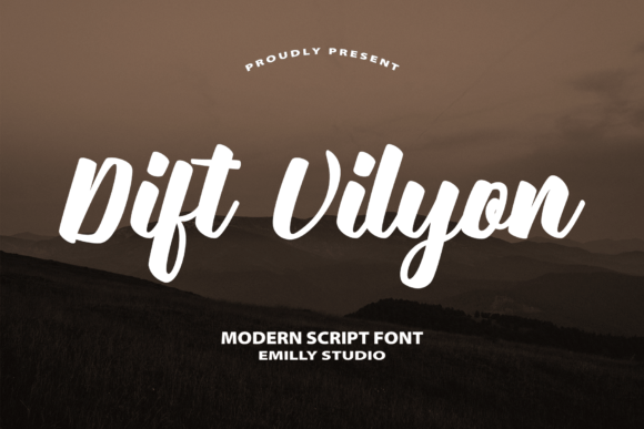 Dift Vilyon Font Poster 1