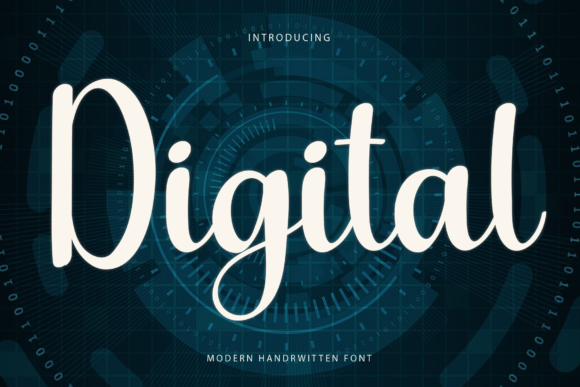 Digital Font Poster 1