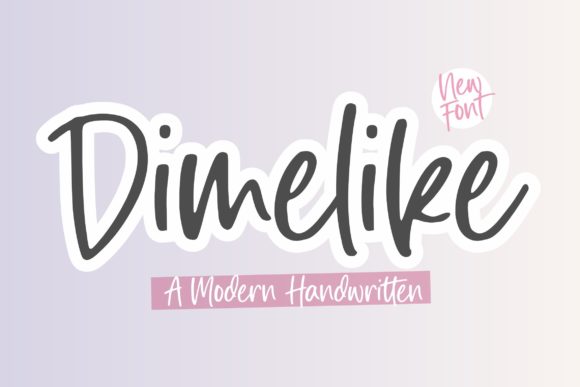 Dimelike Font Poster 1