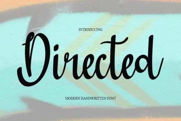 Directed Font