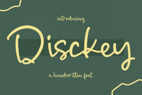 Disckey Font Disckey Font Poster 1