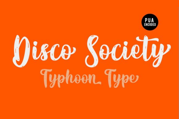 Disco Society Font Poster 1