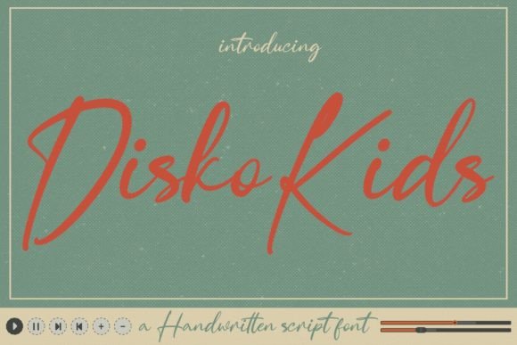 Disko Kids Font Poster 1