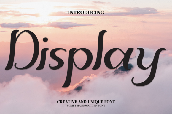 Display Font Poster 1