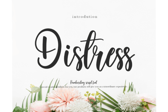 Distress Font Poster 1