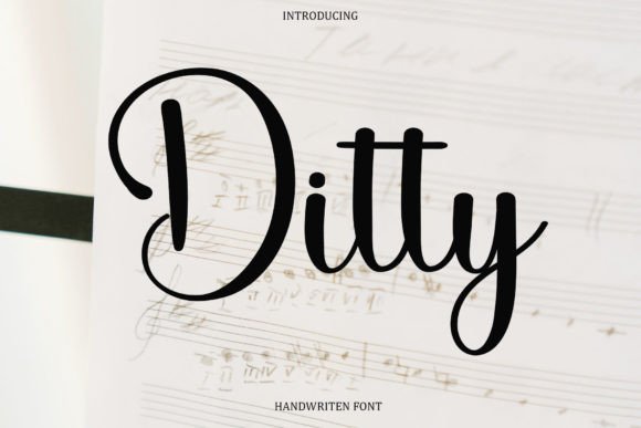Ditty Font Poster 1