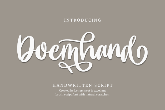 Doemhand Font Poster 1