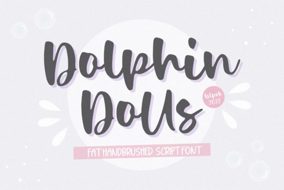 Dolphin Dolls Font Poster 1
