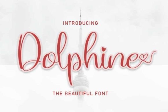 Dolphine Font Poster 1