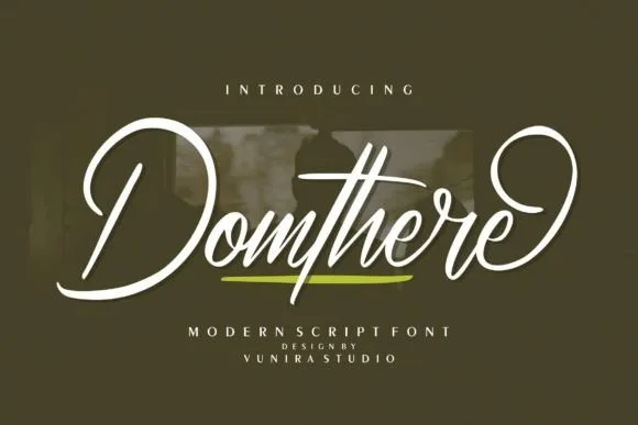 Domthere Font Domthere Font Poster 1