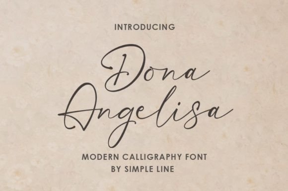 Dona Angelisa Font Poster 1