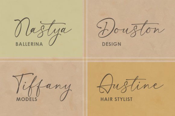 Dona Angelisa Font Poster 3