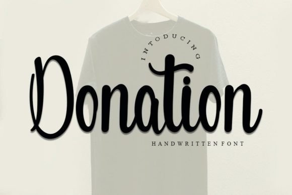 Donation Font Poster 1