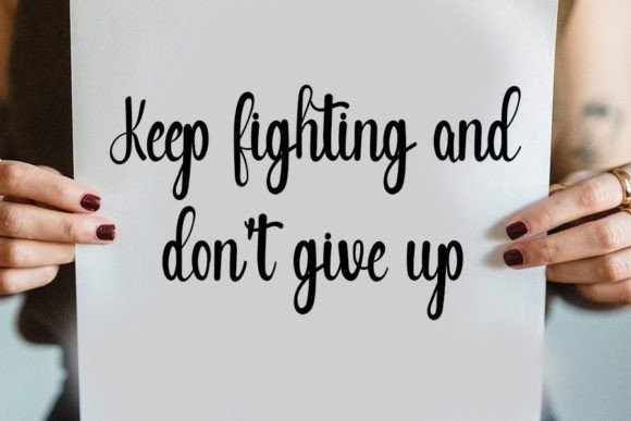 Donation Font Poster 2