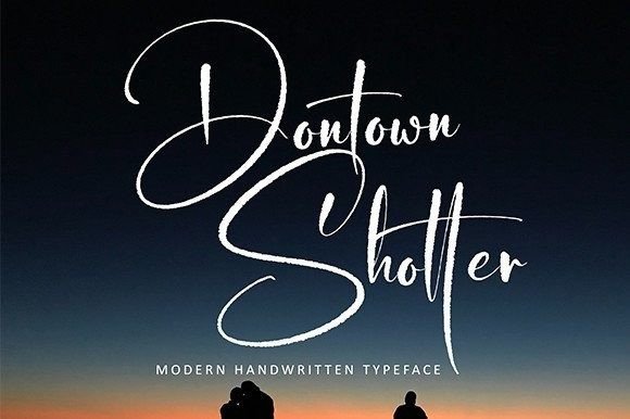 Dontown Shotter Font Poster 1