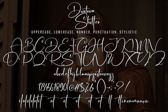 Dontown Shotter Font Poster 8