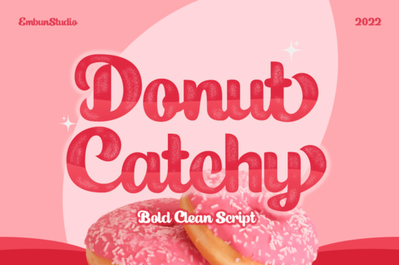 Donut Catchy Font Poster 1