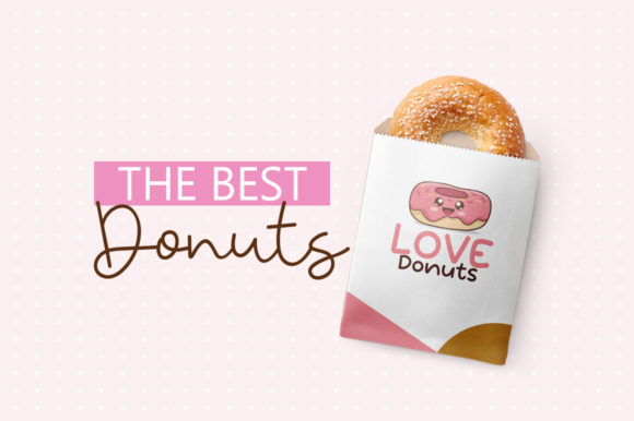 Donuts & Cookies Font Poster 3