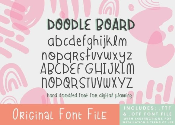 Doodle Board Font