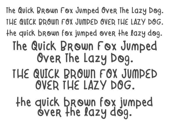 Doodle Board Font Poster 4