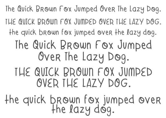 Doodle Board Font Poster 5