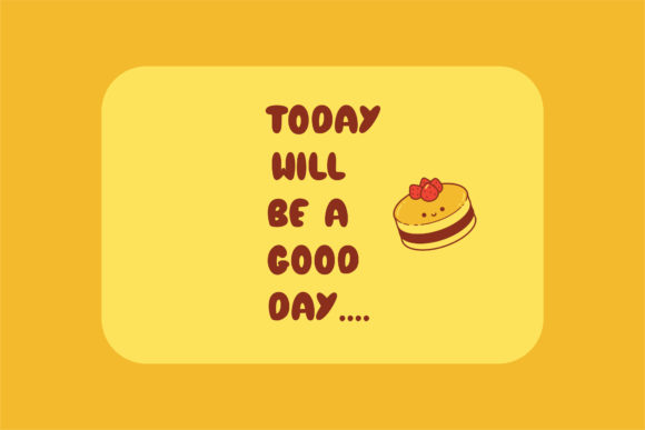 Dorayaki Font Poster 4