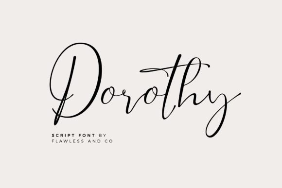 Dorothy Font Poster 1