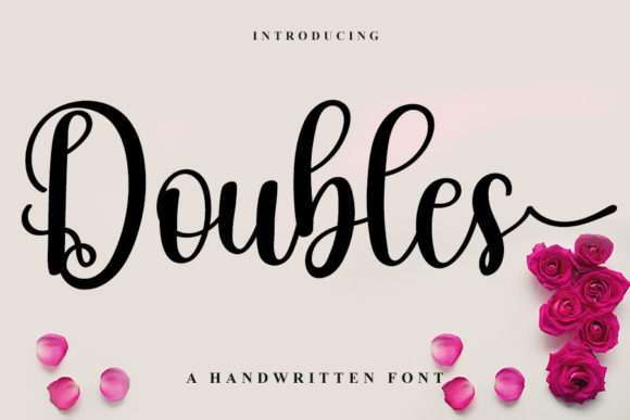 Doubles Font Poster 1