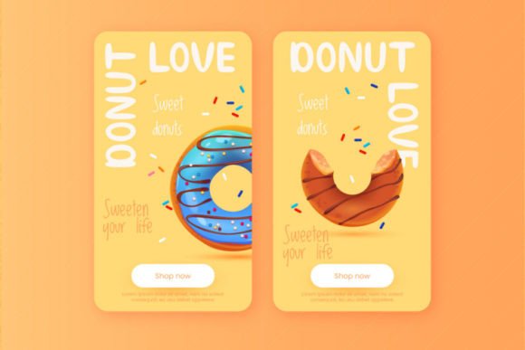 Doughnuts Font Poster 3