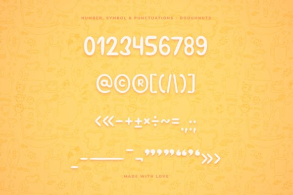 Doughnuts Font Poster 9