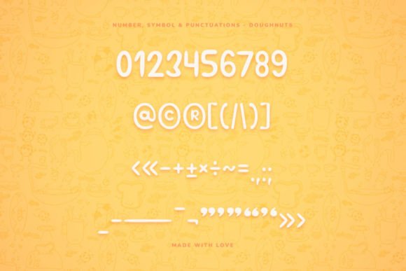 Doughnuts Font Poster 9