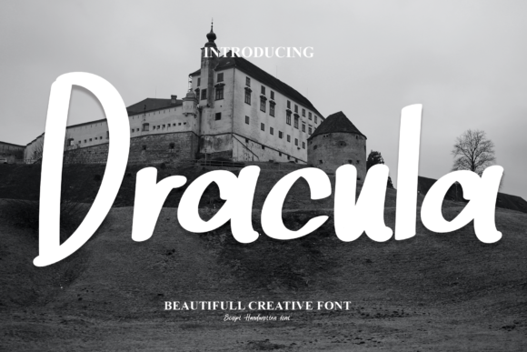 Dracula Font Poster 1