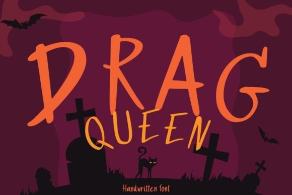 Drag Queen Font Poster 1