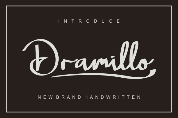 Dramillo Font Poster 1