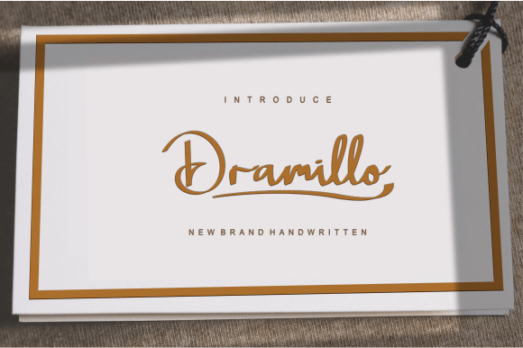 Dramillo Font Poster 2
