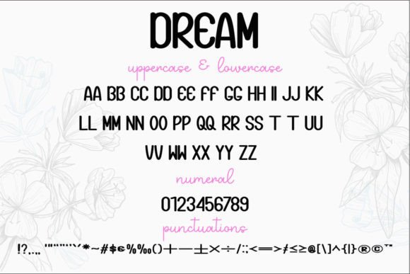 Dream Duo Font Poster 7