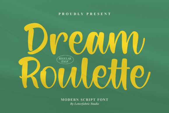Dream Roulette Font Poster 1