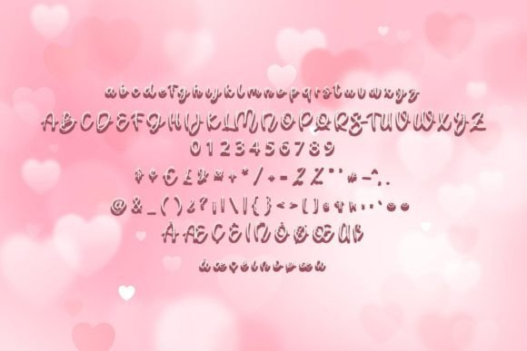 Dream Valentine Font Poster 6