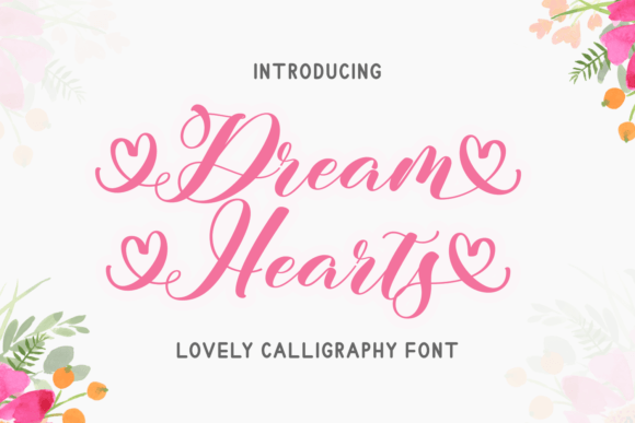 Dreamhearts Font Poster 1