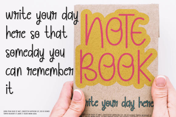 Dreaming School Font Poster 5