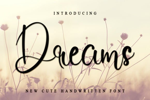 Dreams Font Poster 1